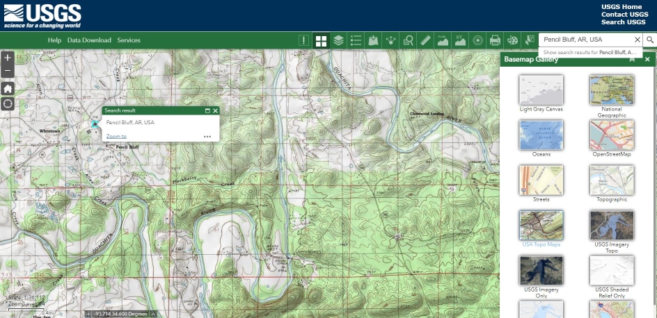 The National Map Viewer screen shot