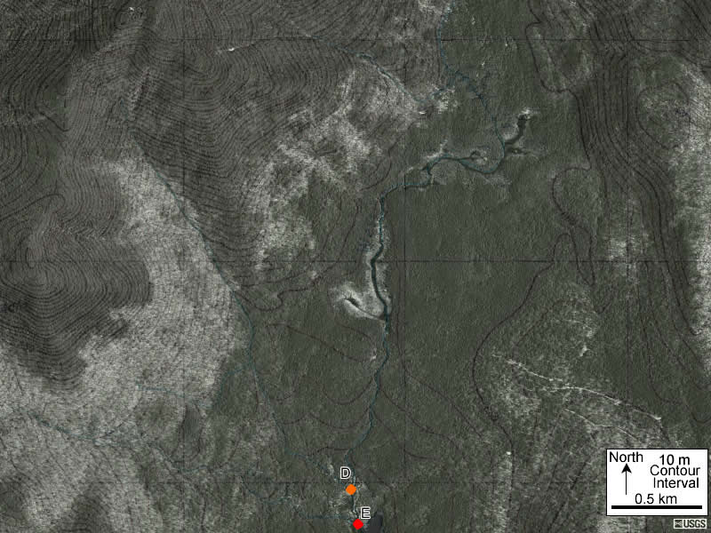 USGS blended topographic map and photo